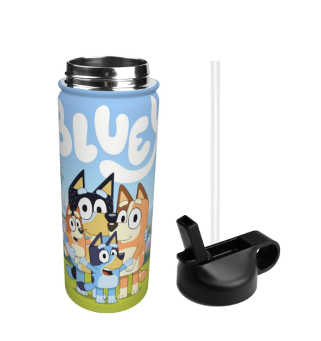 Water Bottle Vacuum Insulated Stainless Steel Thermos Bottle With Straw