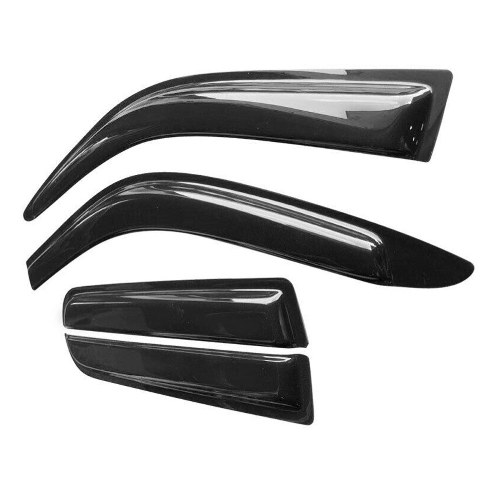 Fits 04-12 GMC Canyon Crew Cab Window Visors Rain Sun Guard Vent 4Pc Set