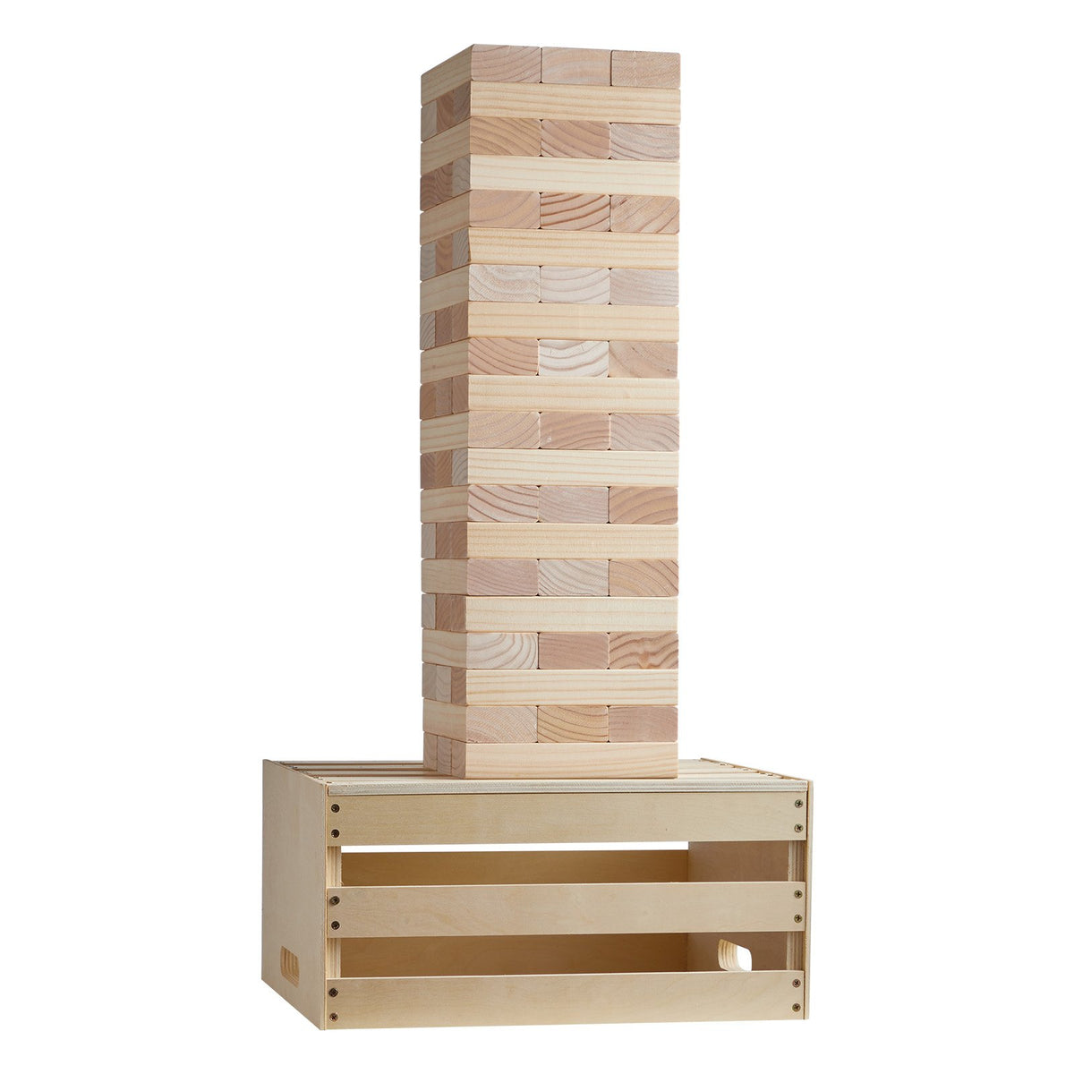 Tumbling Timber Toy 60 Blocks Giant Tumble Tower Blocks Game Pine Wood