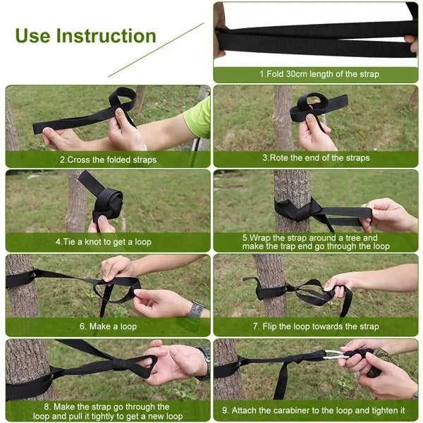 Double Camping Hammock with Bug Net