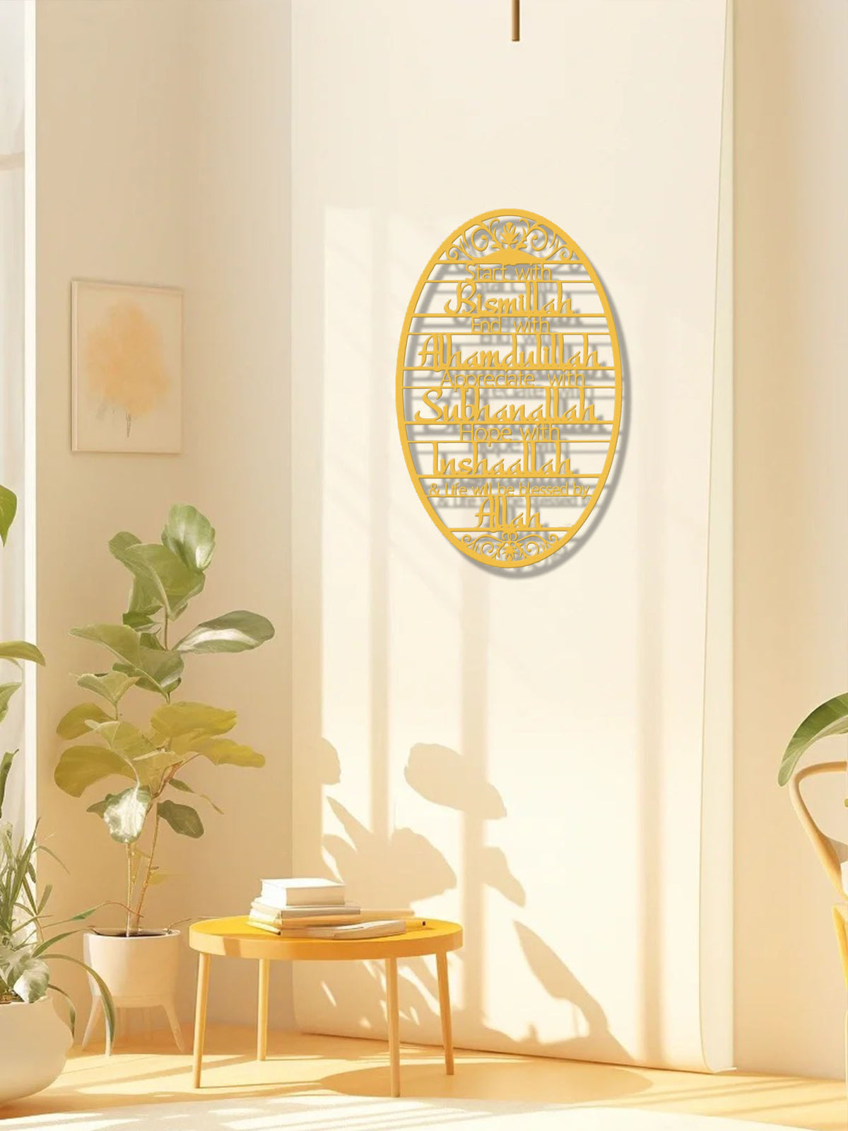 Metal Wall Art-elegant Home Decor For Study Room, Bedroom & More -room