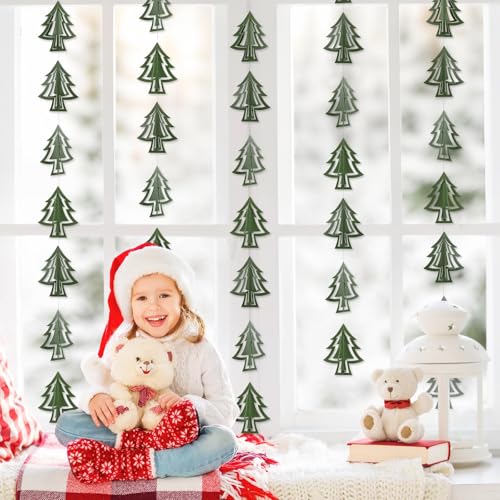 41 Ft Christmas Tree Paper Streamers Green Christmas Decorations 3D