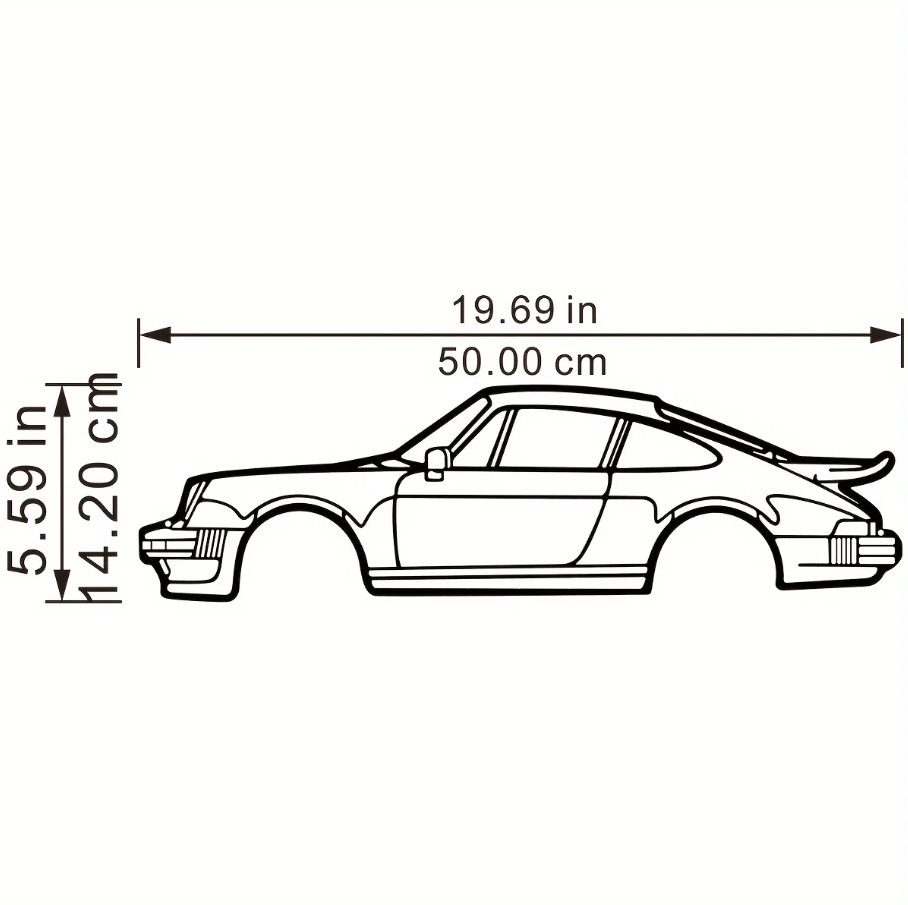 Metal Line Sports Car Metal Wall Art - Auto Enthusiast Gift Home Garage