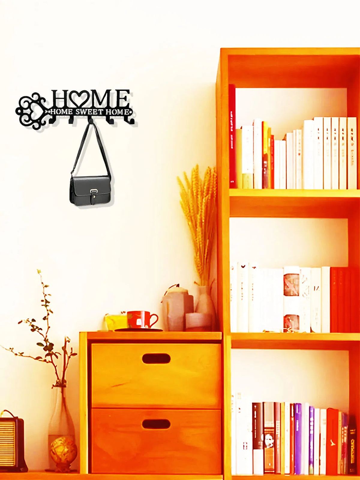 Super Sturdy Wall Hook Rack Entryway Kitchen Storage Organizer Modern