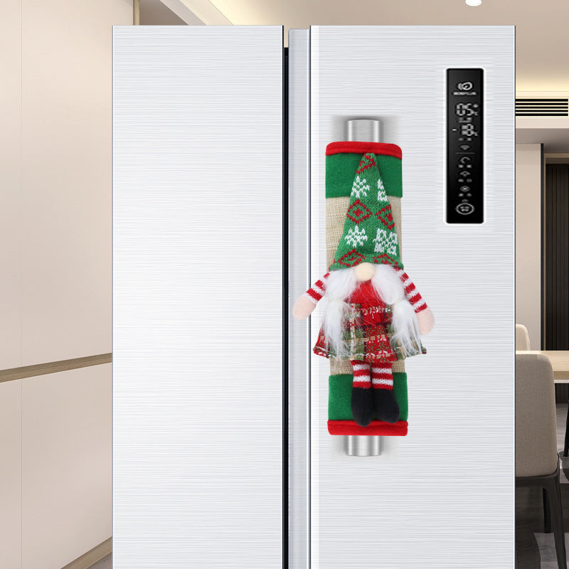 Christmas Refrigerator Door Handle Cover Handle Protector Home