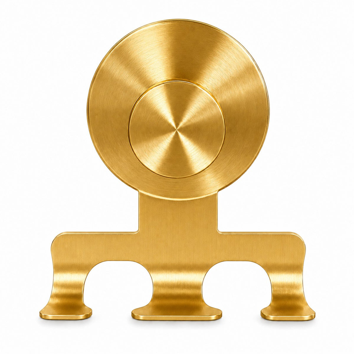 Suction Cup Razor Holder - Golden Finish, 2 Pack
