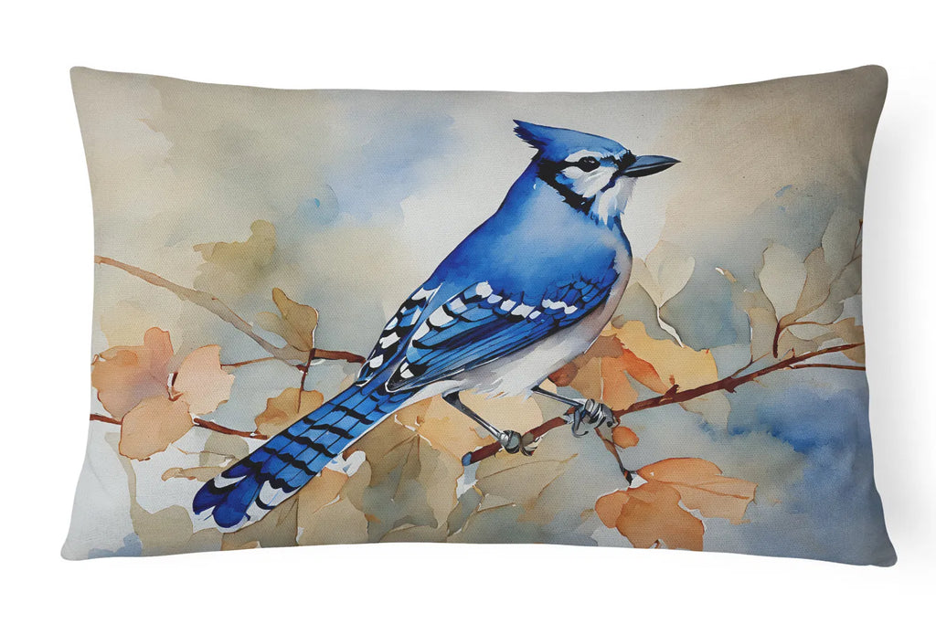 Watercolor Birds Throw Pillow Throw Pillow For Indoor Couch Bed Outdoor