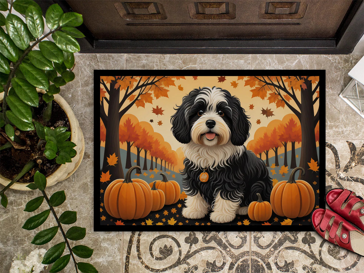 Havanese Fall Doormat Front Door Mat Indoor Outdoor Rugs For Entryway