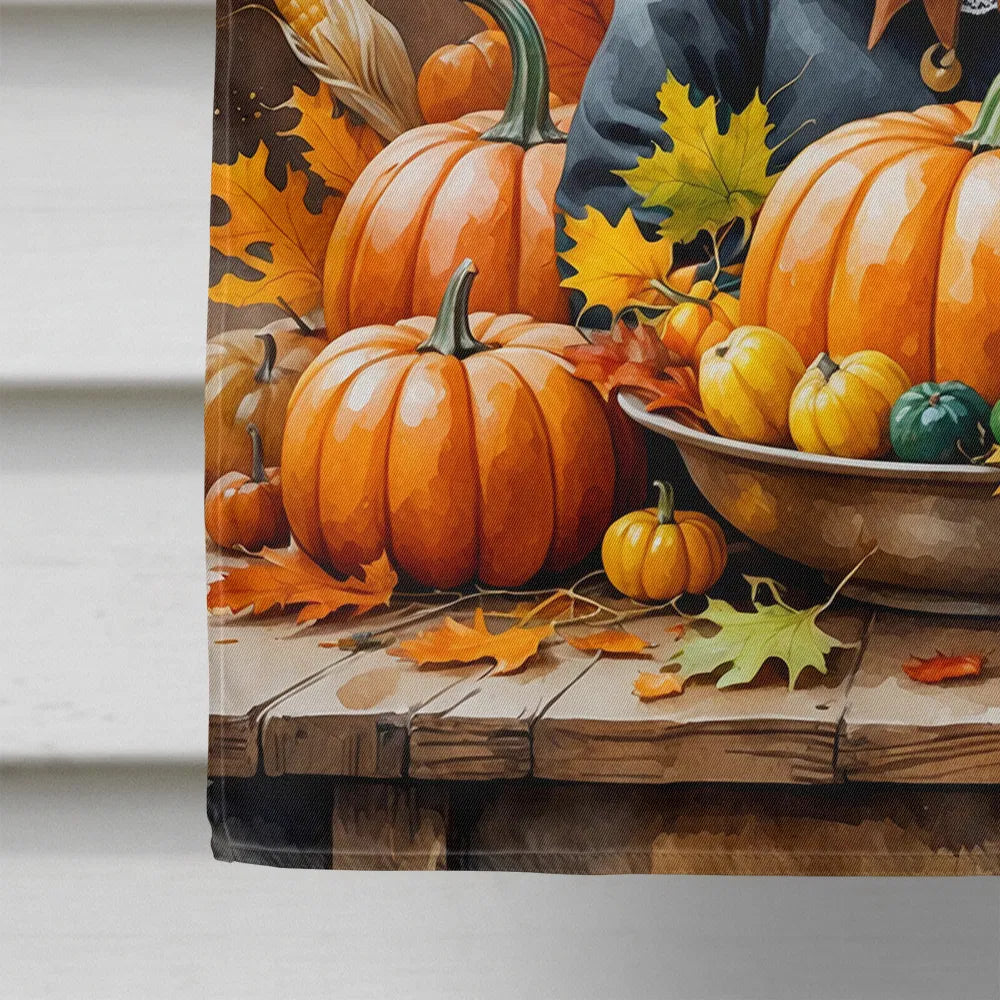 Chihuahua Thanksgiving House Flag Large Porch Sleeve Pole Decorative