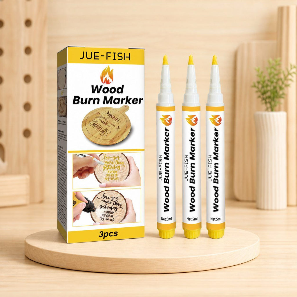 JUE FISH Wood Burning Craft Marker Set, 3 Pieces