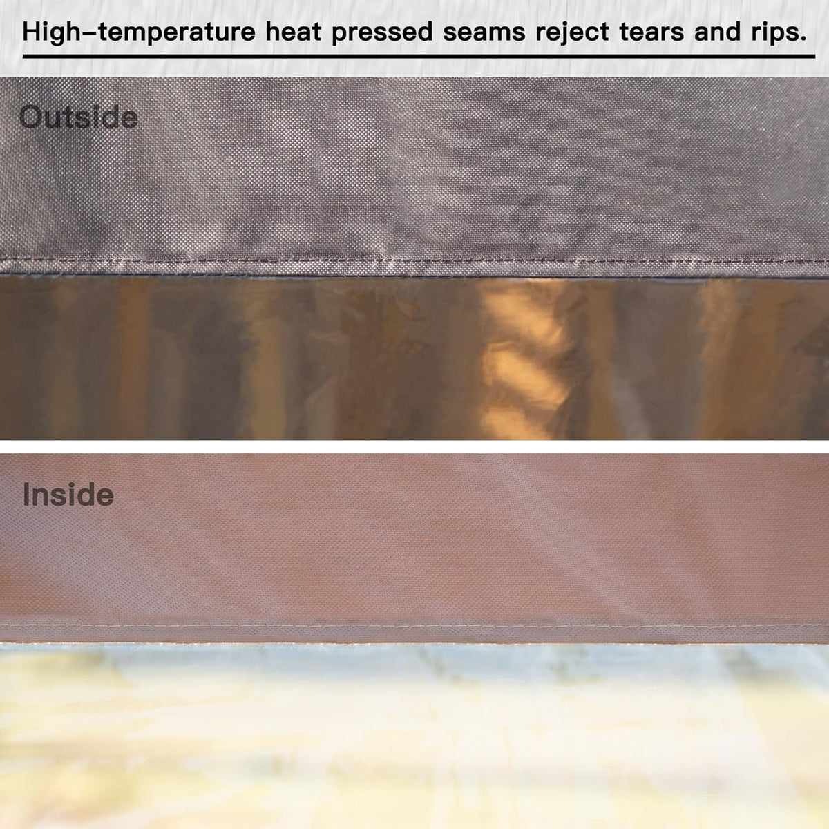Heavy Duty Outdoor Clear Panel Curtain, 18 Oz Waterproof PVC Polyester