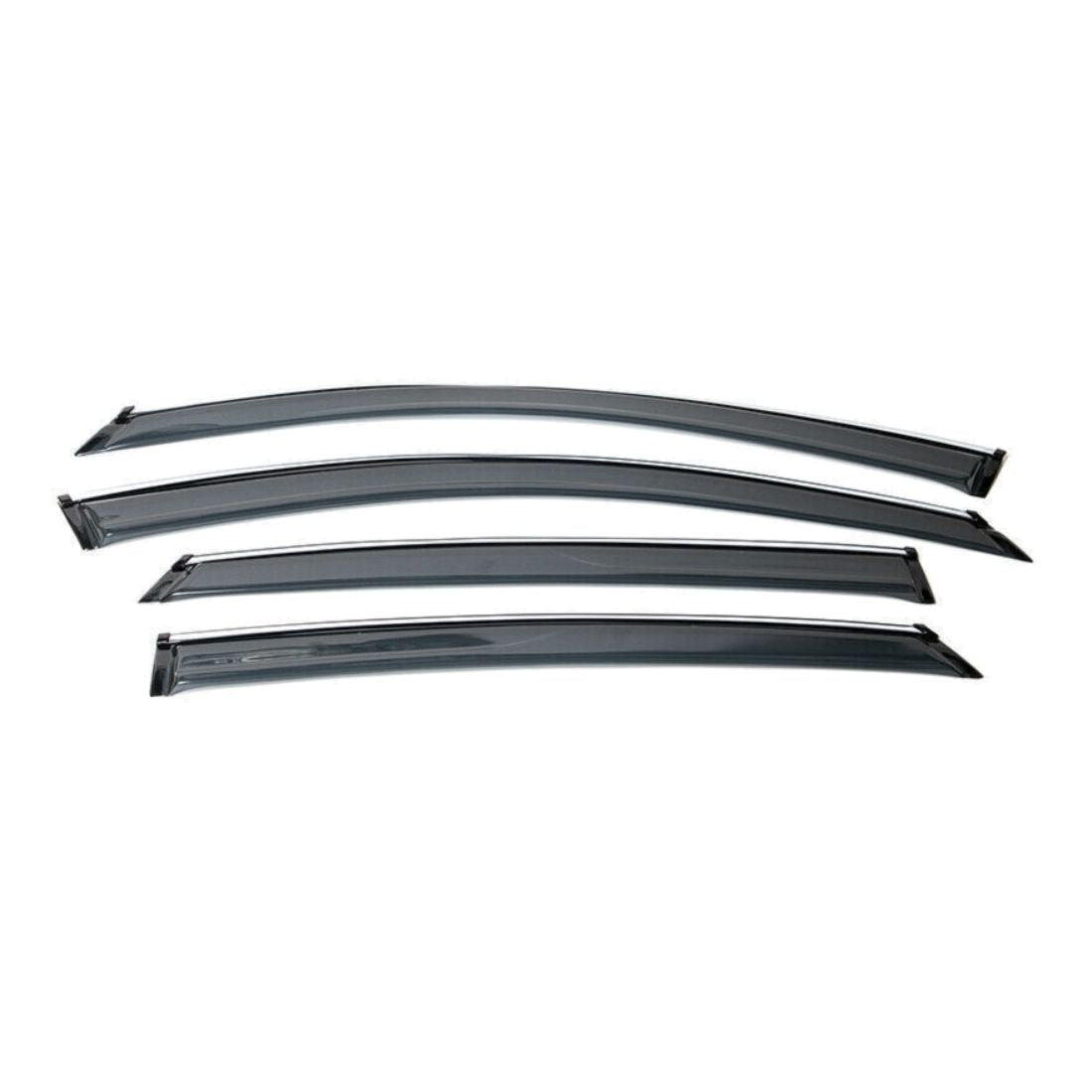 For 2018-2022 H Onda Accord Sedan Window Visor Deflector Guard W Chrome