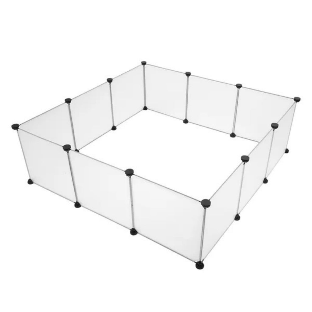Pet Playpen, Portable Large Plastic Yard Fence Small Animals, Puppy