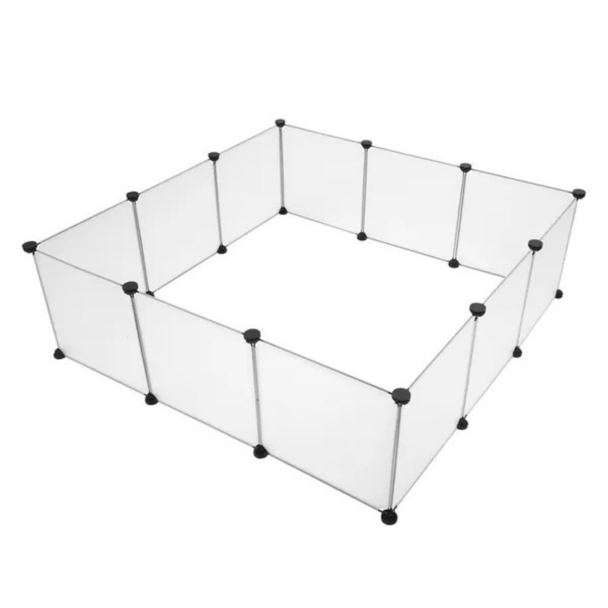 Pet Playpen, Portable Large Plastic Yard Fence Small Animals, Puppy