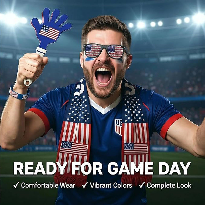6pcs Set The American Celebration,usa World Cup Fan Kit,complete Soccer