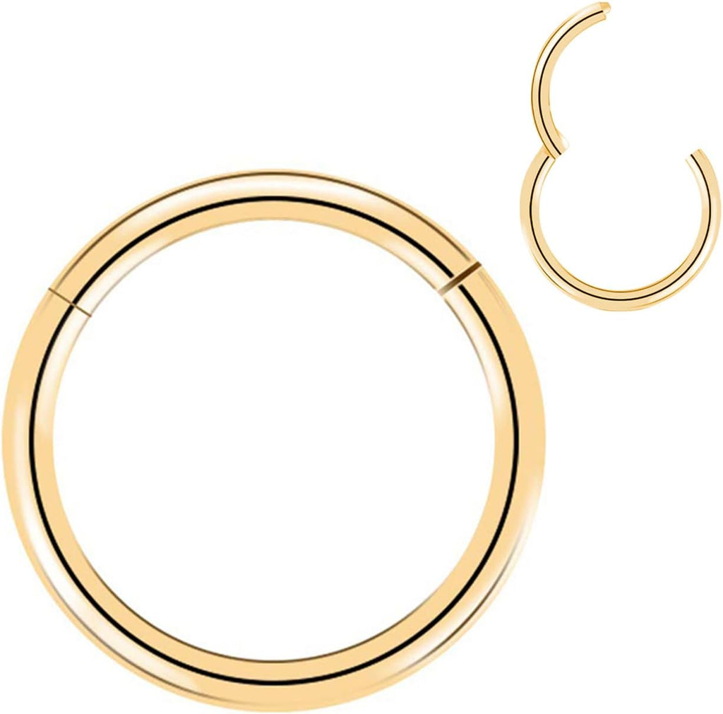 16g- Steel Hoop-rose Gold-10-1