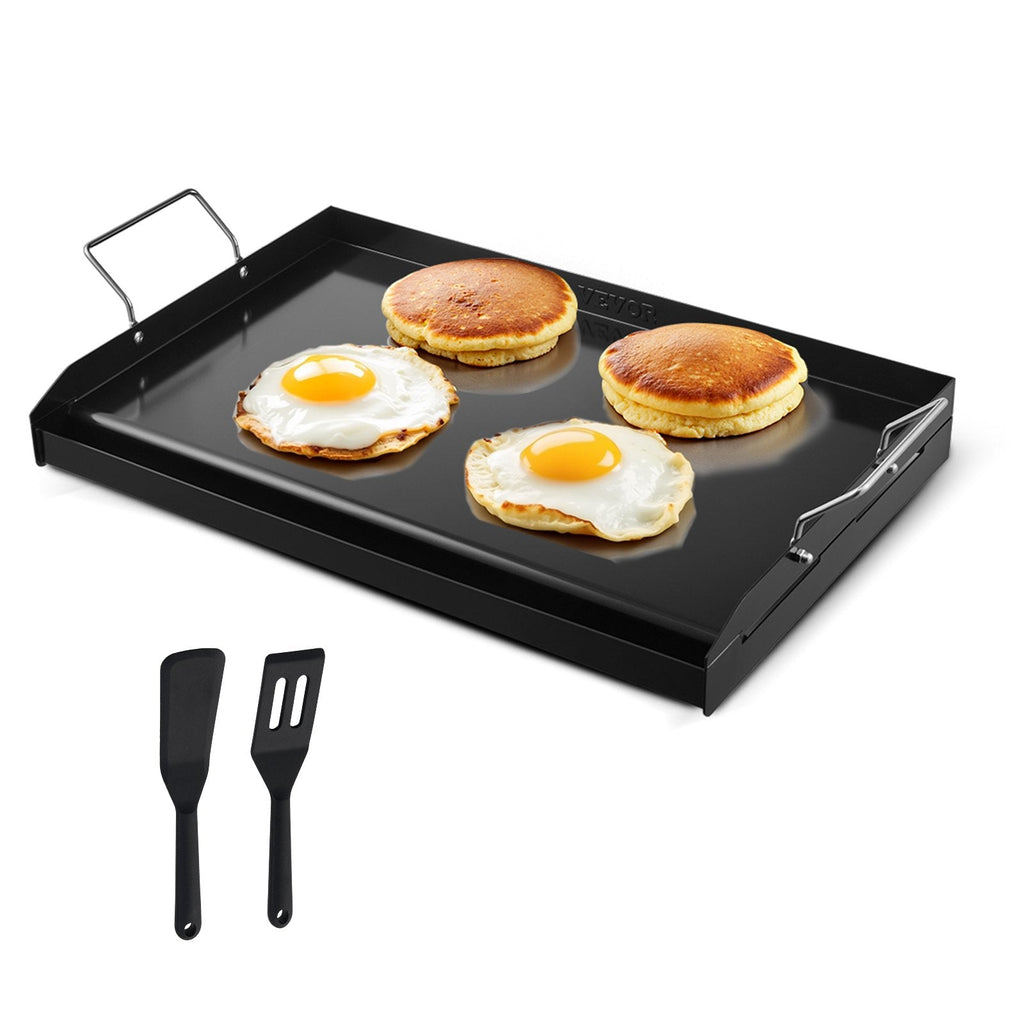 22x16 In Flat Top Griddle Carbon Steel Universal BBQ Grill Pan Cookware