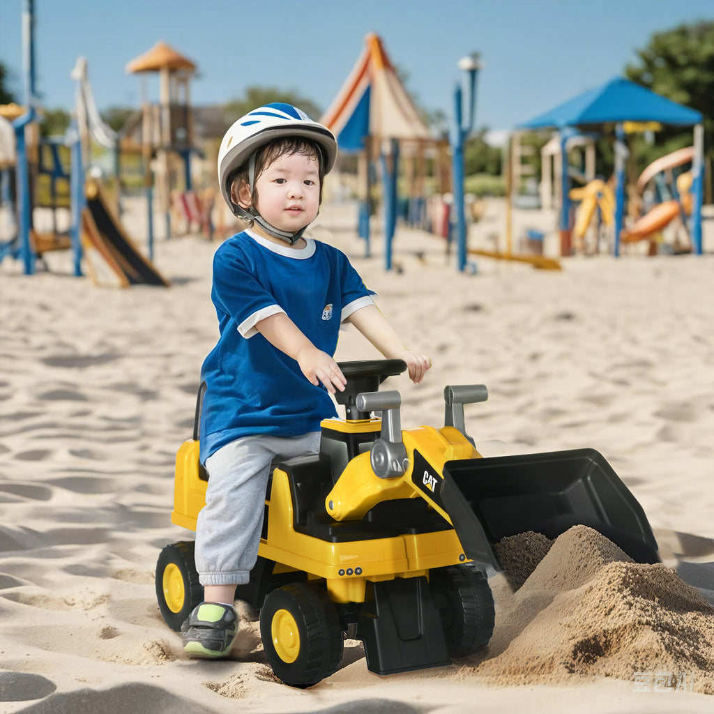 Caterpillar CAT Licensed Kids Ride On Excavator No Power Construction