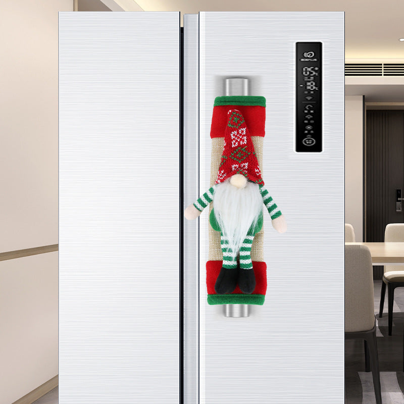 Christmas Refrigerator Door Handle Cover Handle Protector Home