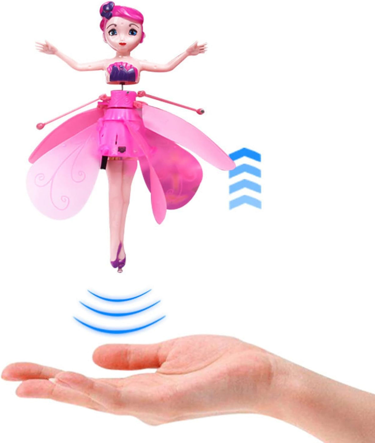 Magical Flying Toy Doll With Crystal Wings, Girls Gifts, Interactive