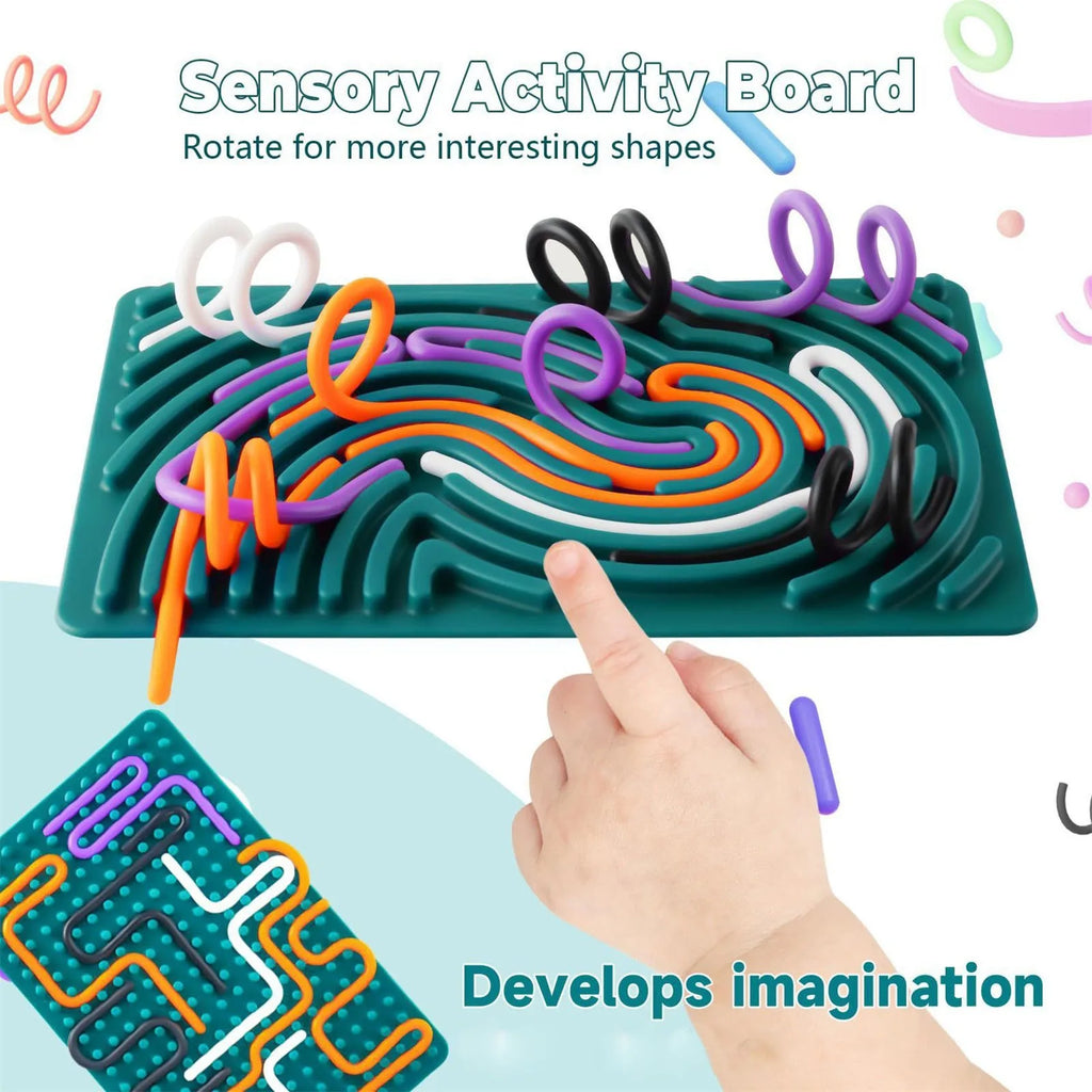 Sensory Activity Board-dark Green