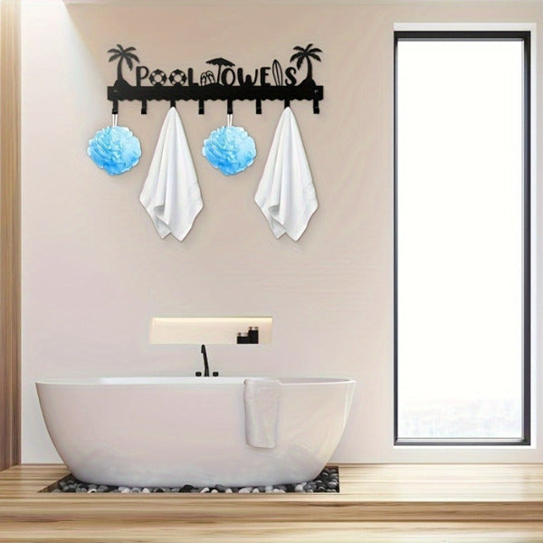 CIFbuy1 PC A Very Practical Modern Pool Towel Rack Made Of Handmade