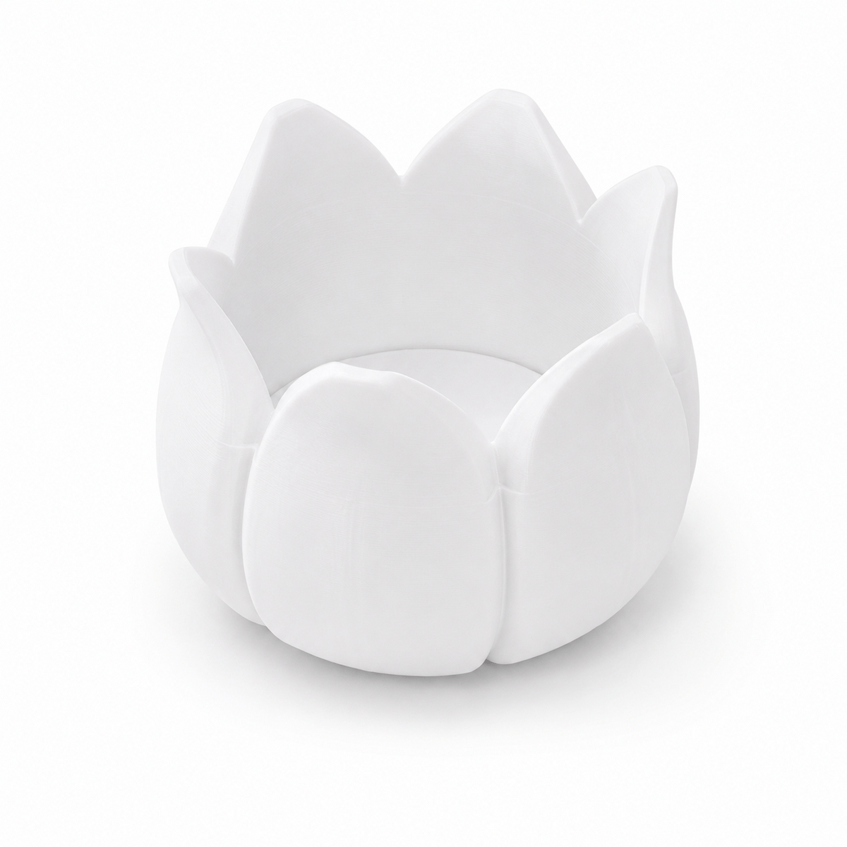 Tulip Flower Mahjong Dice Tray, 3D Printed Dice Holder For Mahjong Game