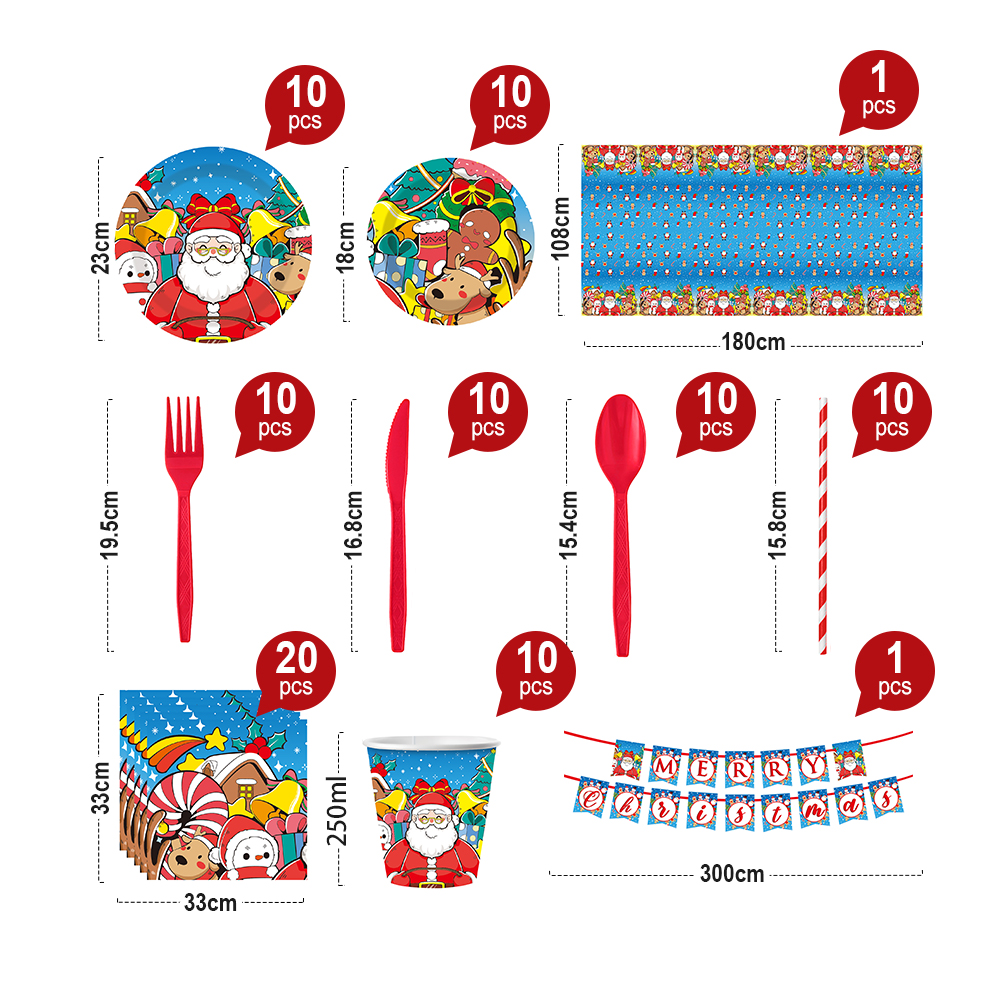 AI4380 - Christmas 10-Piece Set
