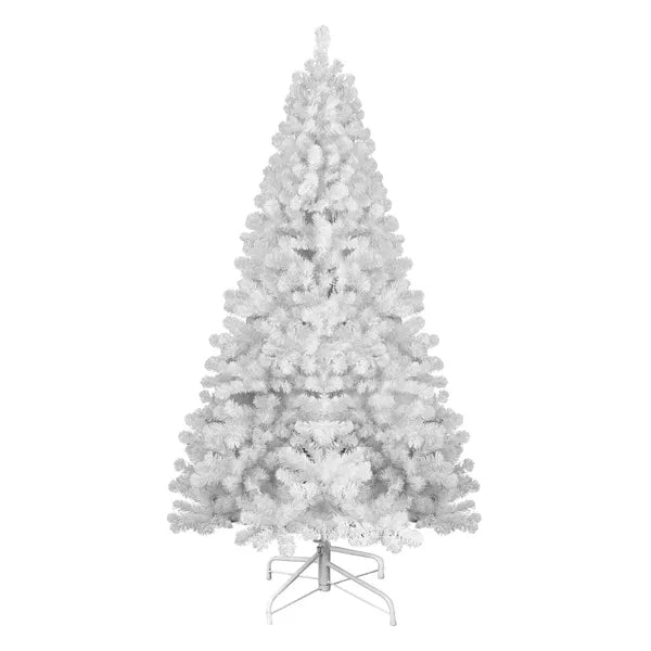 5ft Unlit White Halloween Christmas Tree With 498 Branch Tips