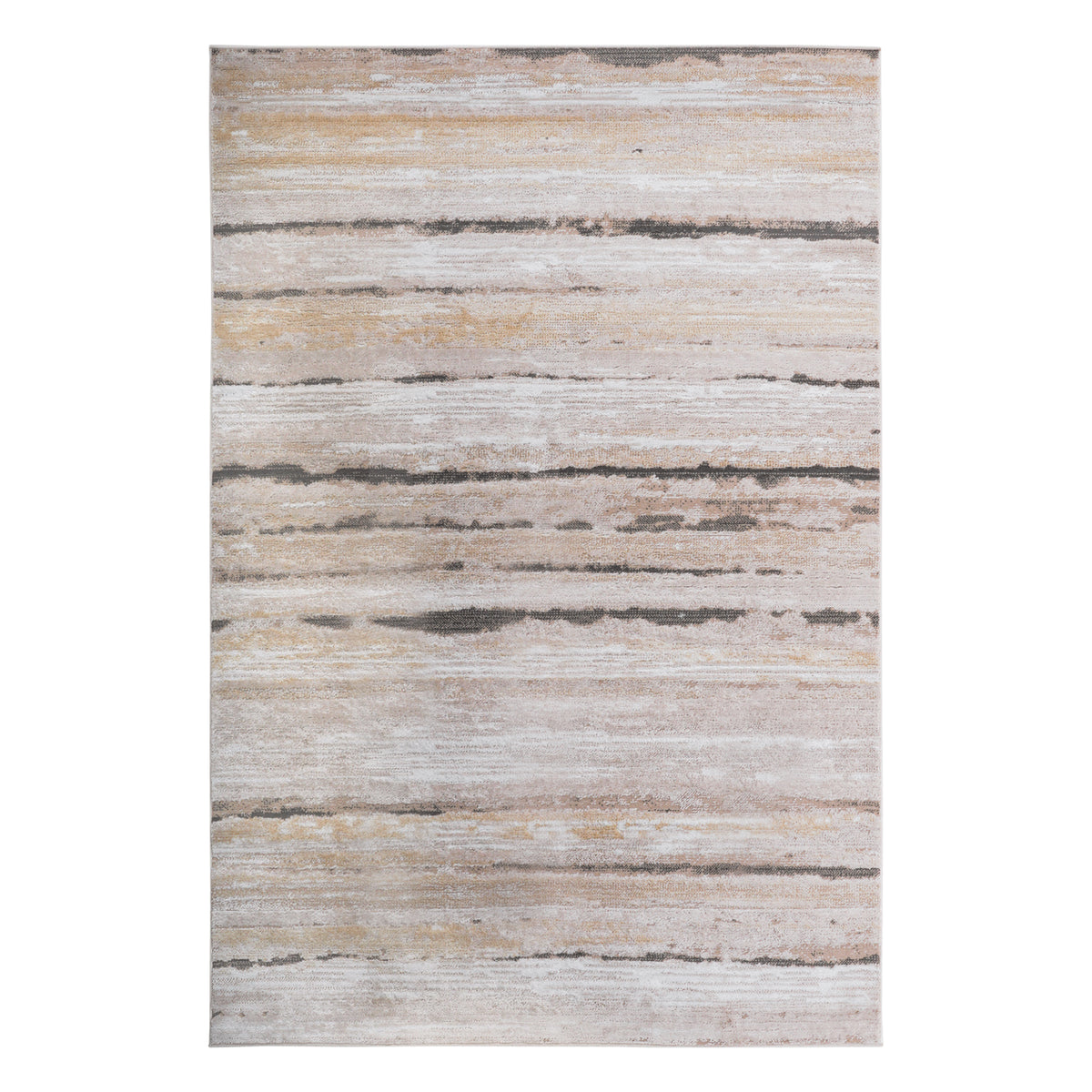 Payas 2X8 Brown Striped Runner Rug