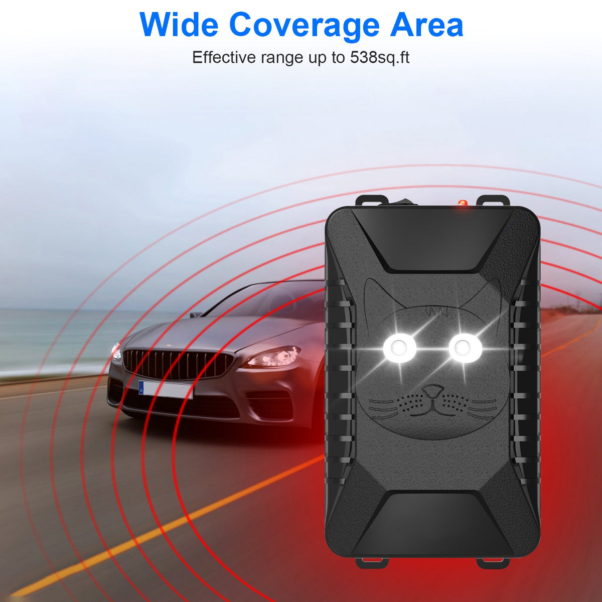 2 Packs Under Hood Ultrasonic Rodent For Spring Repellent Mouse Wildcat