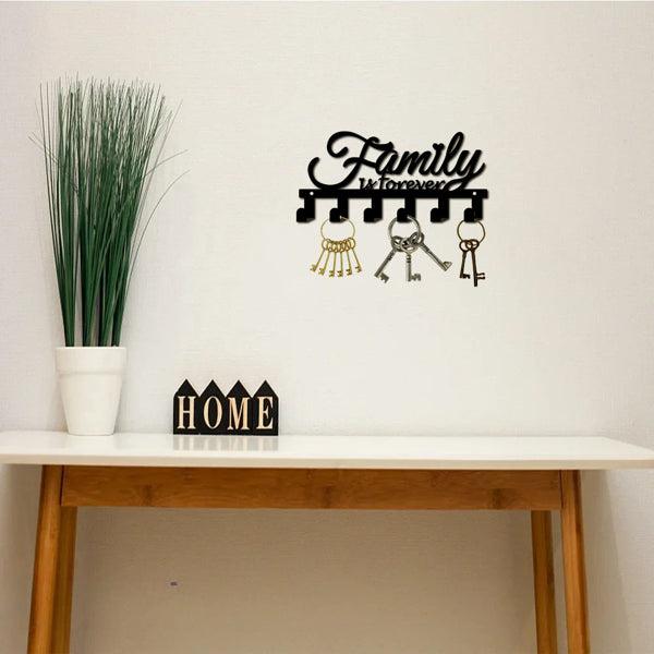 Modern Wall Mounted Key Holder With Shelf Entryway Organizer For Home