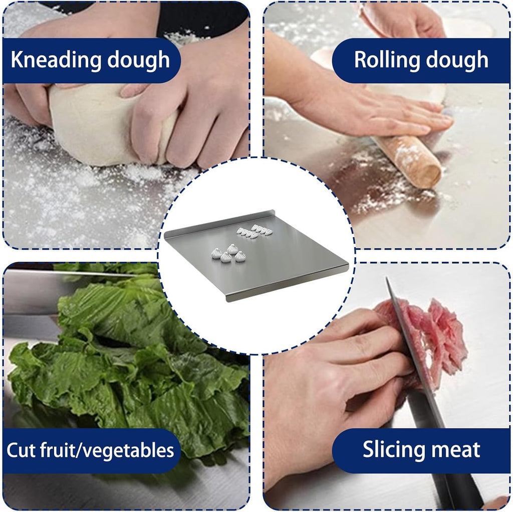 316 Material Double-edge Stainless Steel Kitchen Chopping Board