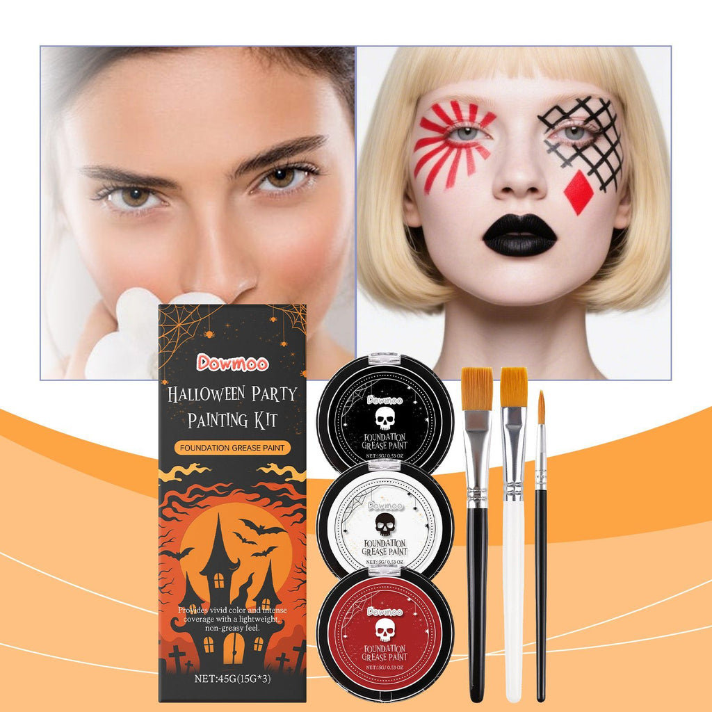 Dowmoo Halloween Face And Body Paint Set, 45 G Set