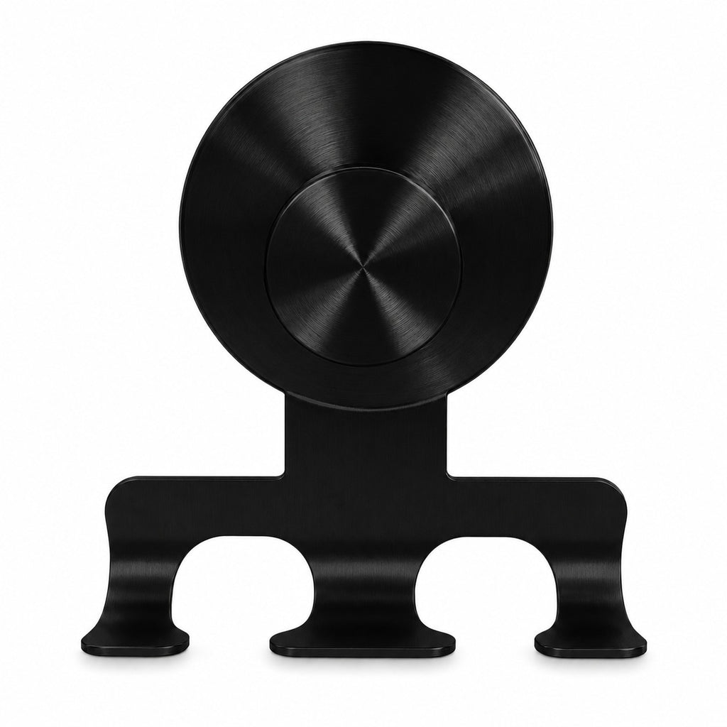 Suction Cup Razor Holder - Black Finish, 2 Pack