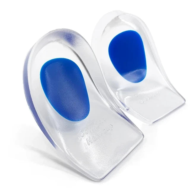 1pair Soft Silicone Gel Lnsoles Men Women-blue