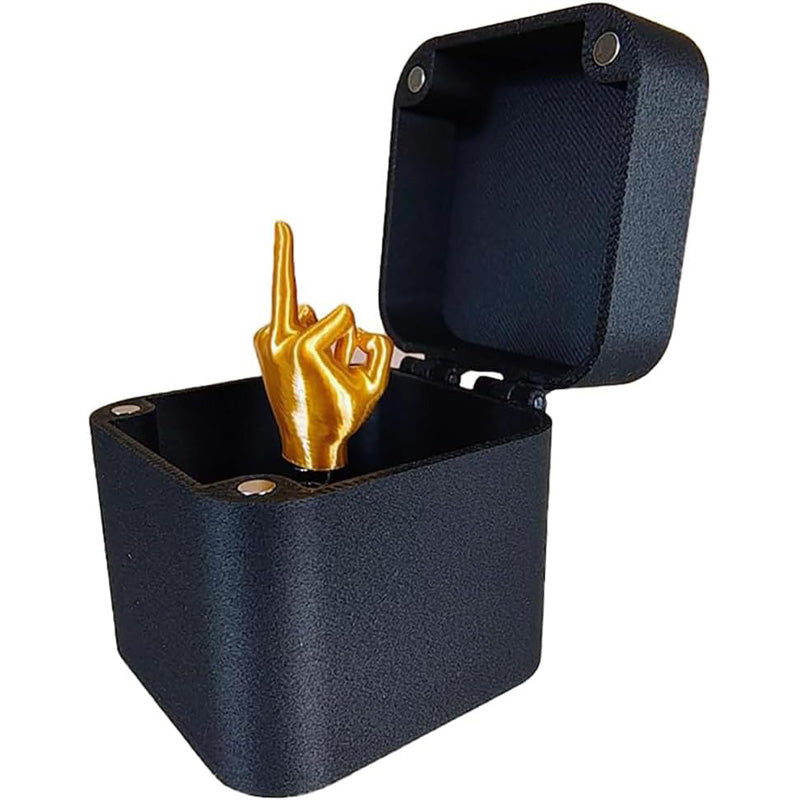 Middle Finger Up Surprise Gift Box, Funny Prank Ring Box, Novelty Gift