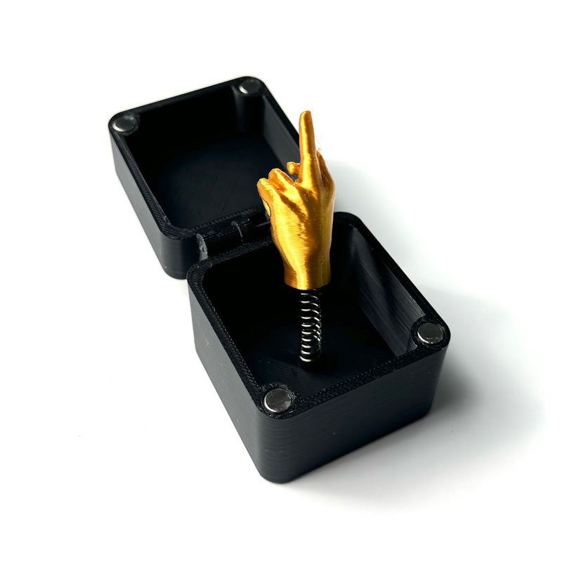 Middle Finger Up Surprise Gift Box, Funny Prank Ring Box, Novelty Gift