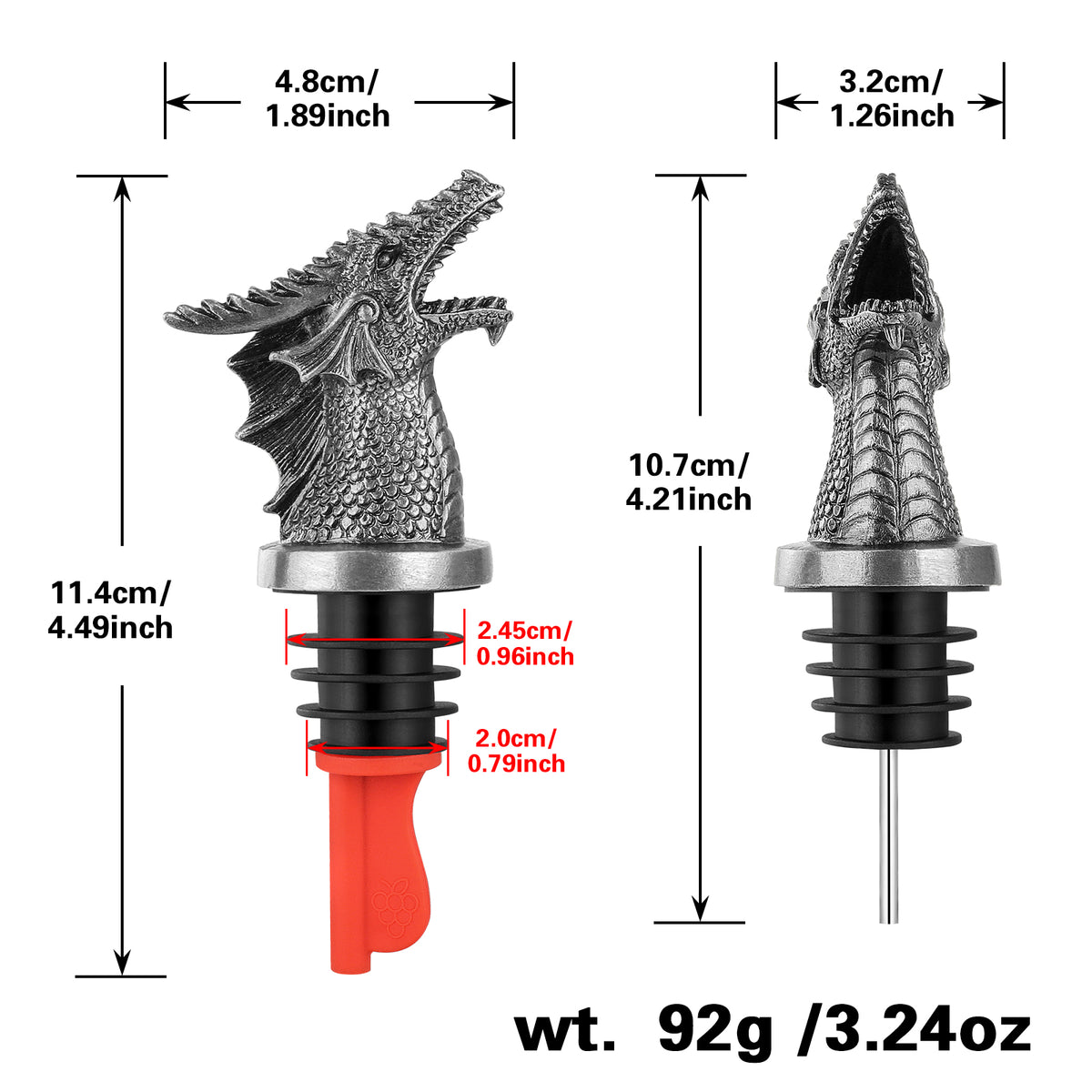 Dual Function Faucet Dispenser, Wine Stopper, Bottle Stopper