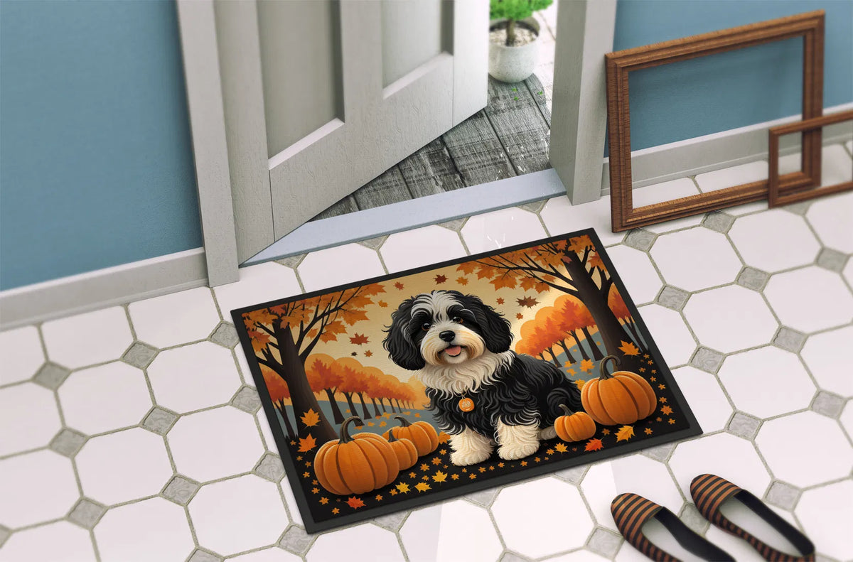 Havanese Fall Doormat Front Door Mat Indoor Outdoor Rugs For Entryway