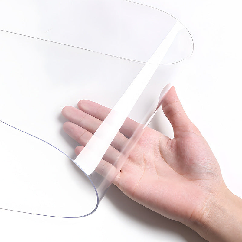 PVC Strip Door Curtain 7.87Inch Width 1.5mm Thickness 3Pcs Set Cold Air