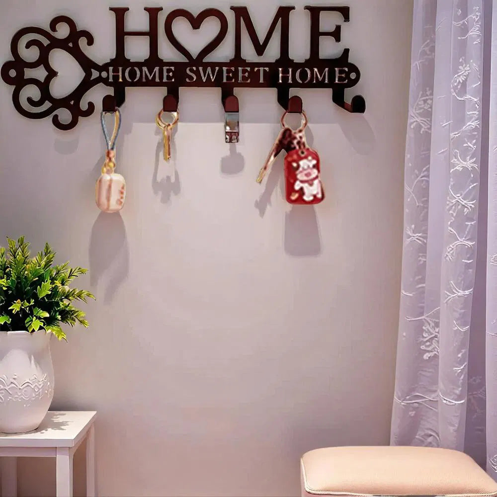 Super Sturdy Wall Hook Rack Entryway Kitchen Storage Organizer Modern