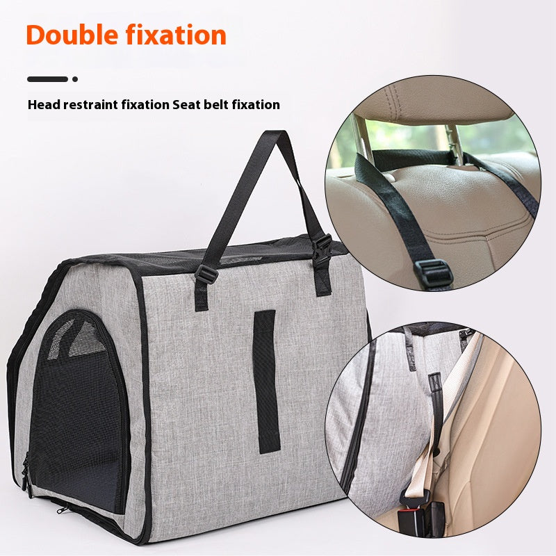Portable Foldable Car Waterproof And Hard-wearing Pet Cage Waterproof