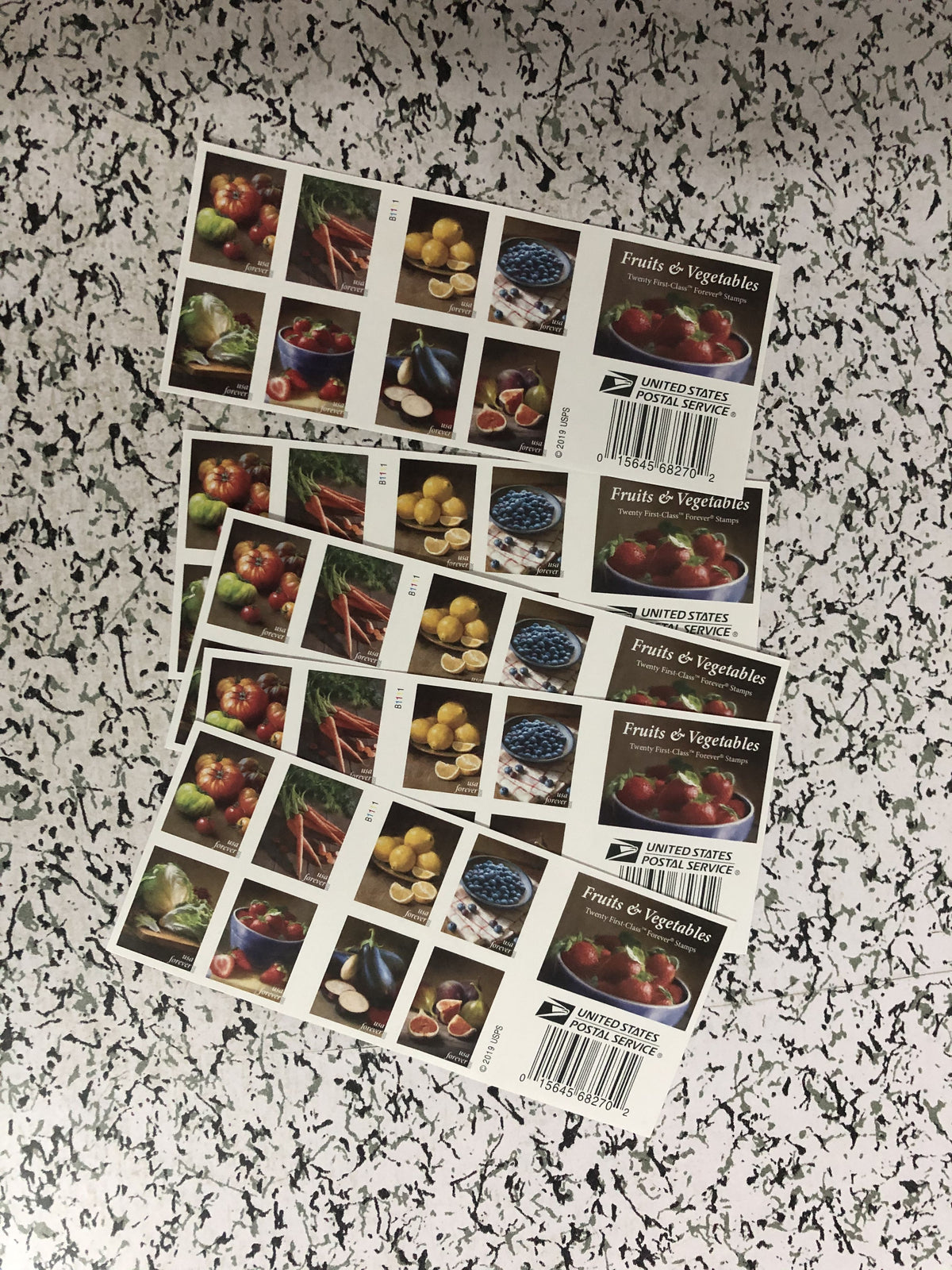 First-class Rate U.S. Stamps Fruits & Vegetables 1 0 0pcs FREE Shipping