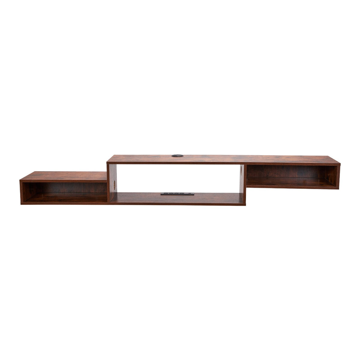 Floating TV Stand, 70" Wall Mount Entertainment Center With Power