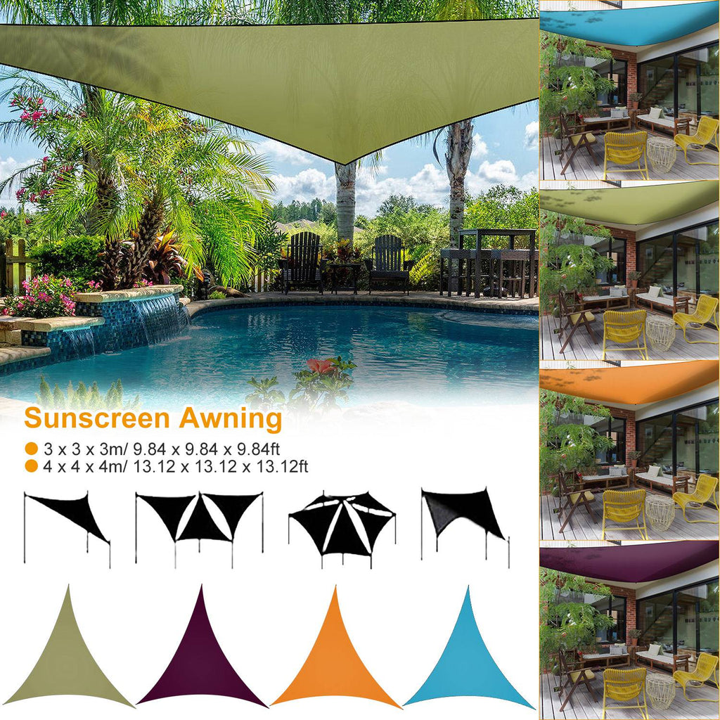 1Pc Shade Sail Patio Cover Shade Canopy Camping Sail Awning Sail