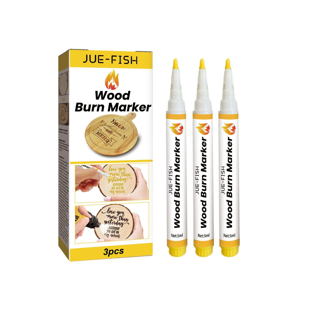 JUE FISH Wood Burning Craft Marker Set, 3 Pieces