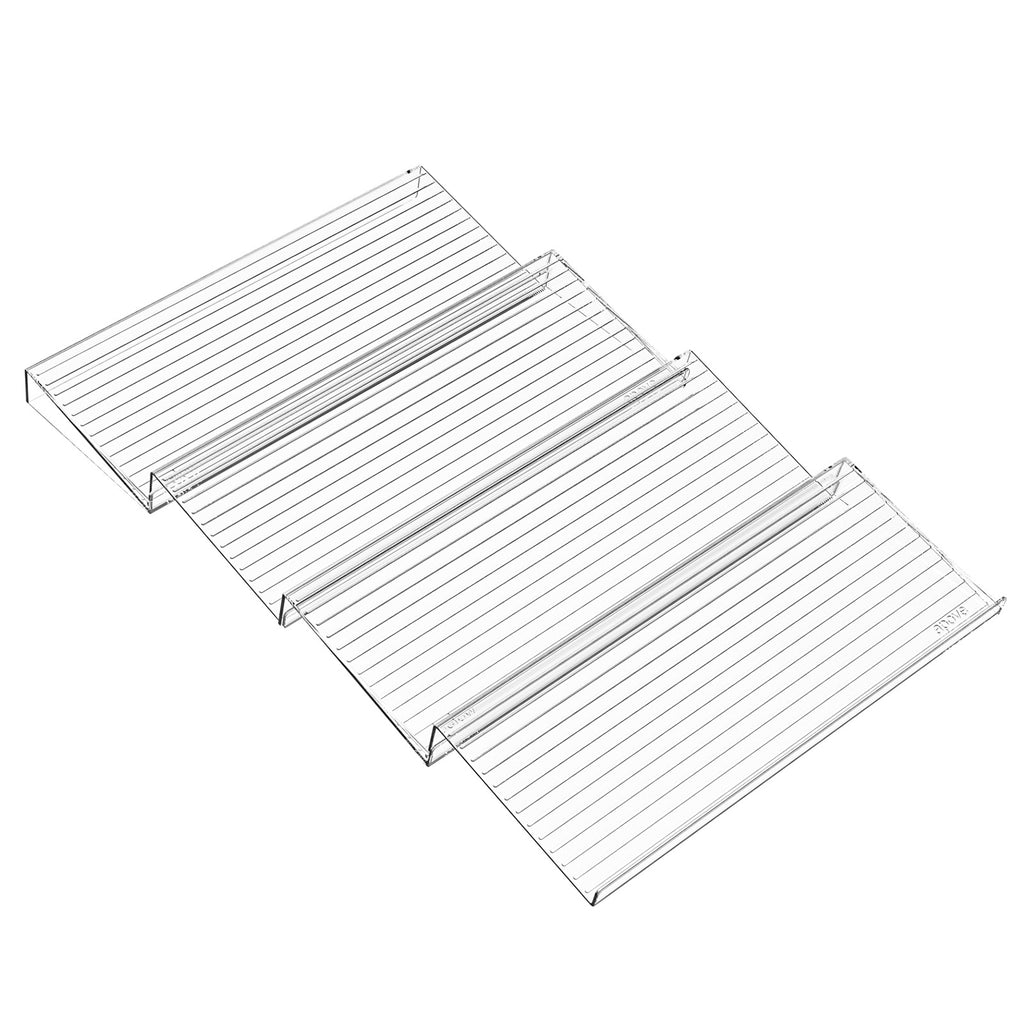 4 Pcs Multi Layer Seasoning Storage Rack, Stepped Spice Bottle Display