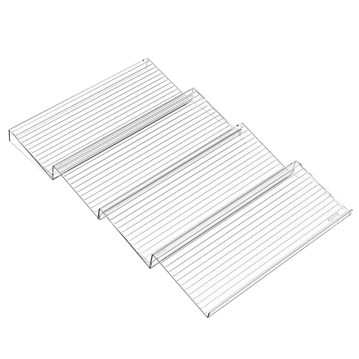 4 Pcs Multi Layer Seasoning Storage Rack, Stepped Spice Bottle Display