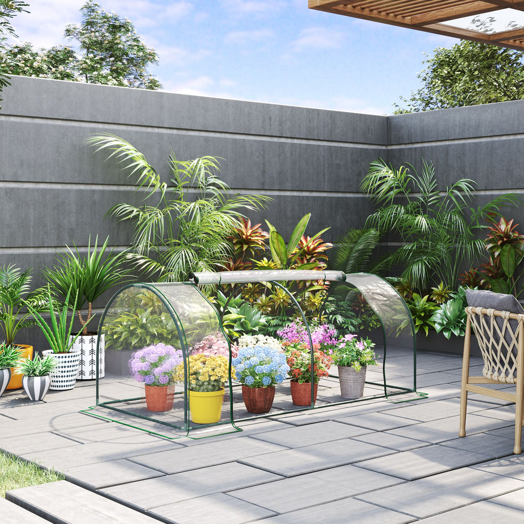 Portable Tunnel Greenhouse For Outdoor Garden House
